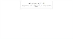 Desktop Screenshot of praxis-stachowiak.de