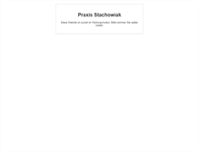 Tablet Screenshot of praxis-stachowiak.de